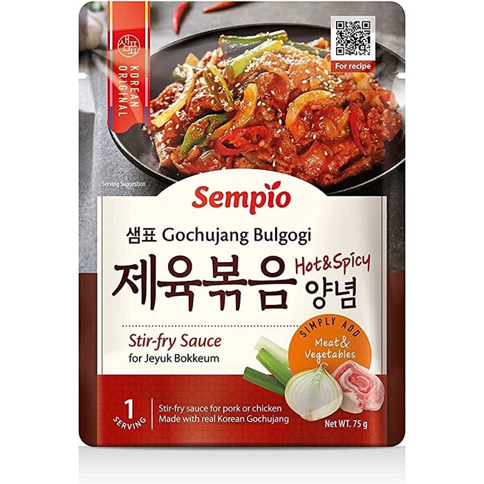 Sempio outlet: sempio gochujang bulgogi 75g stir-fry sauce - sachet before 2025.08.28