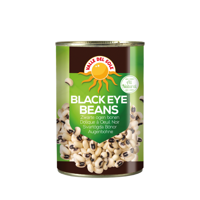 Valle Del Sole Black Eye Beans 400g Valle Del Sole - tin