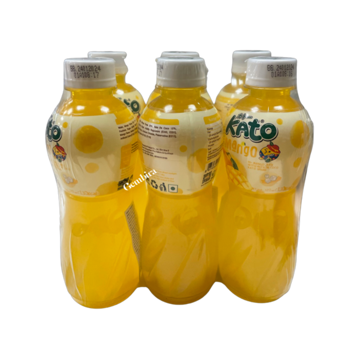 kato mango 6 pack x 320ml with nata de coco