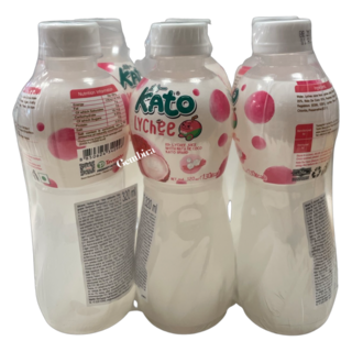 kato lychee 6 pack x 320ml with nata de coco