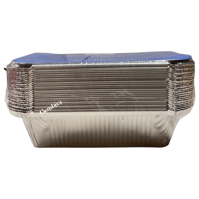 Aluminum Trays 670ml per 25 pcs. with flat lid