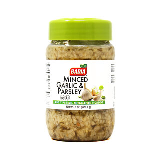 Badia badia minced garlic & parsley 8 oz - 226.7g