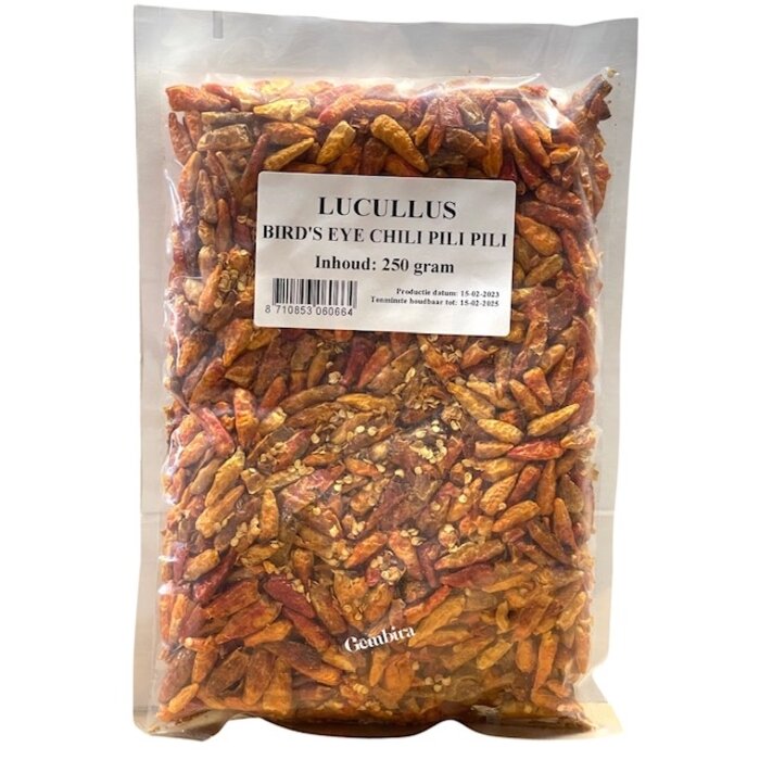 Bird's Eye Chili Pili Pili 250g Lucullus - grote zak