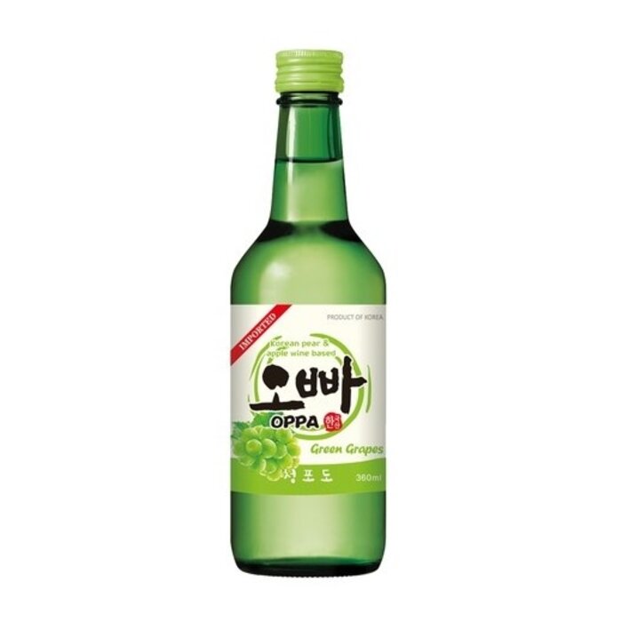 Soju Green Grapes Oppa 12% - 360ml