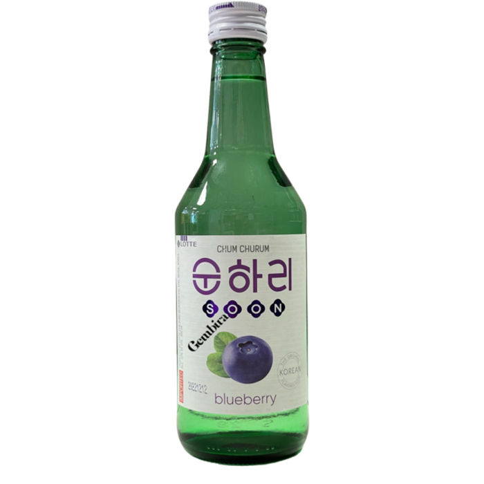 chum churum BlueBerry soju  12% - 360ml soonhari