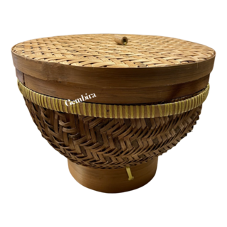 Bamboo Rice Baskets 22cm Indonesia