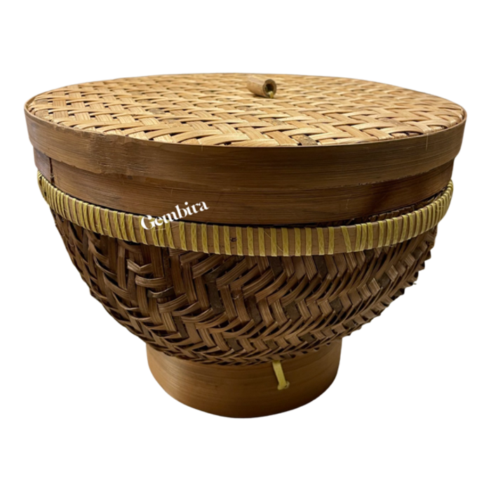 Bamboo Rice Baskets 22cm Indonesia