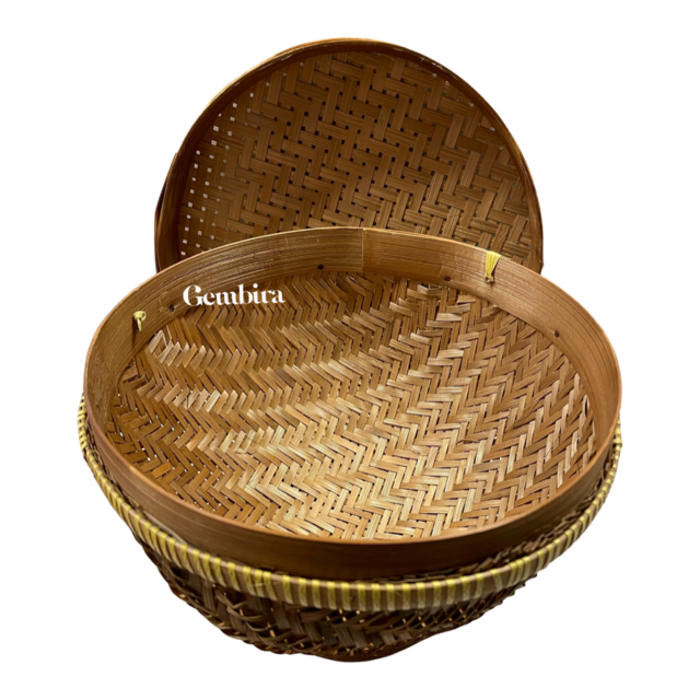 Bamboe Rijst Mandjes 22cm Indonesia