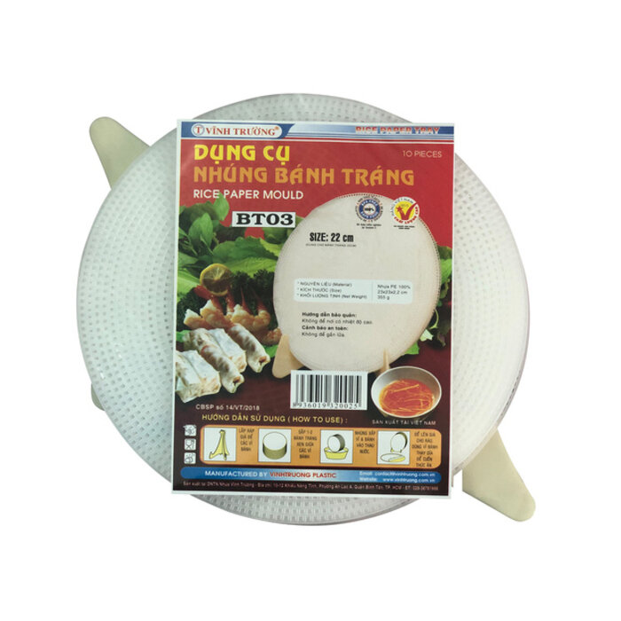 rice paper mold 22 cm - 10 molds Vinh Truong BT03