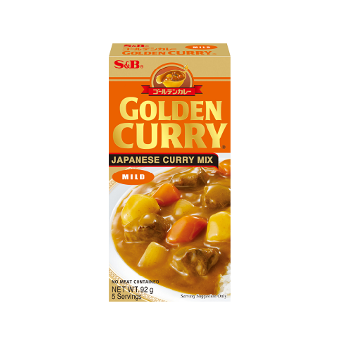 S&B Golden Curry Sauce  mild 92 g - orange label