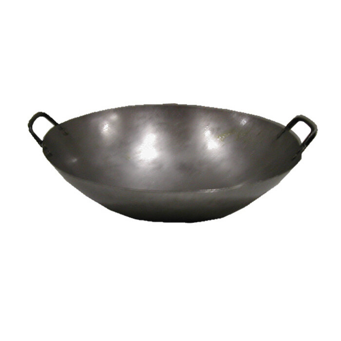 Wok Iron 2-handvaten 16 inch - 40 cm