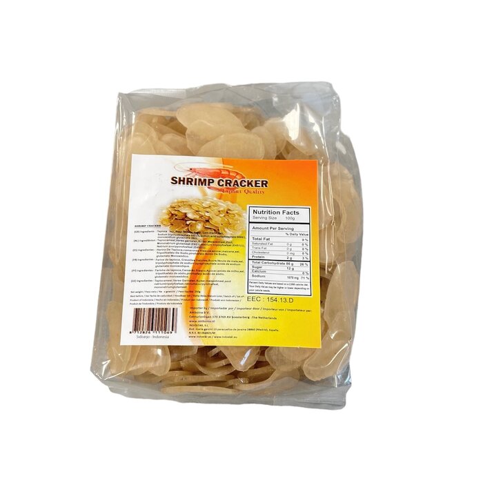 Shrimp Cracker Krupuk Borrel 250g Exp. Quality Sidoarjo Indonesia