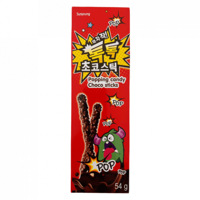 outlet: popping candy choco sticks 54g sunyoung tht 03.09.2025