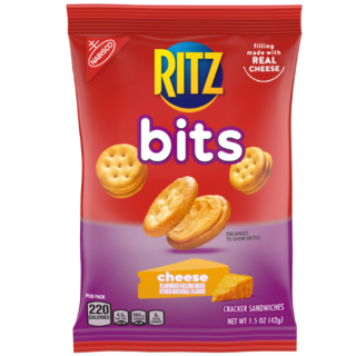 ritz bits cheese cracker sandwichs 1.5 oz - 42g kleine verpakking