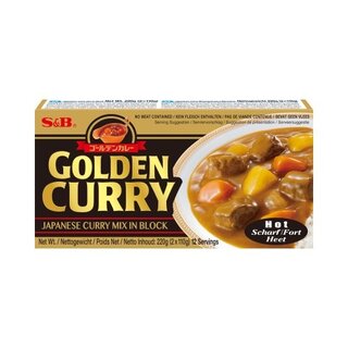 S&B S&B Golden Curry HOT 220g black label