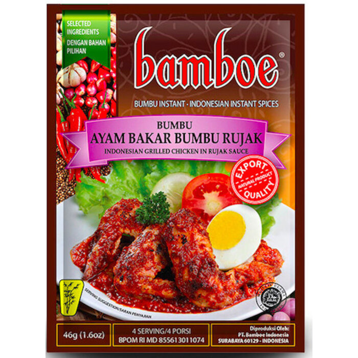 Bamboe Bamboo Ayam Bakar Bumbu Rujak 46g
