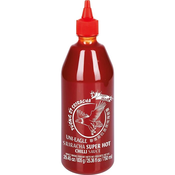 sriracha super hot chilli 740ml uni-eagle