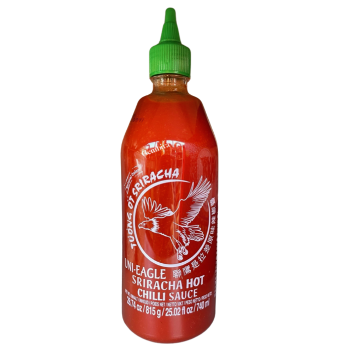 sriracha hot chilli 740ml uni-eagle