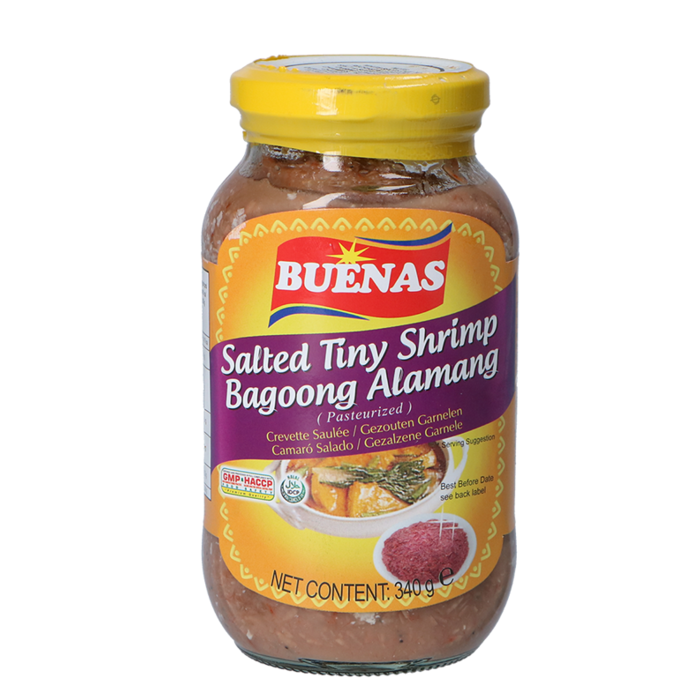 Buenas salted tiny shrimp bagoong alamang 340g