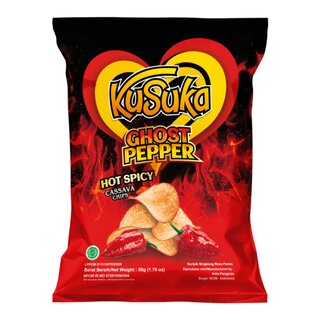 Kusuka Cassava Chips Ghost pepper 50g