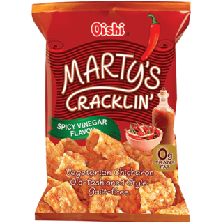 marty's cracklin Spicy Vinegar 3.17 oz - 90g Oishi