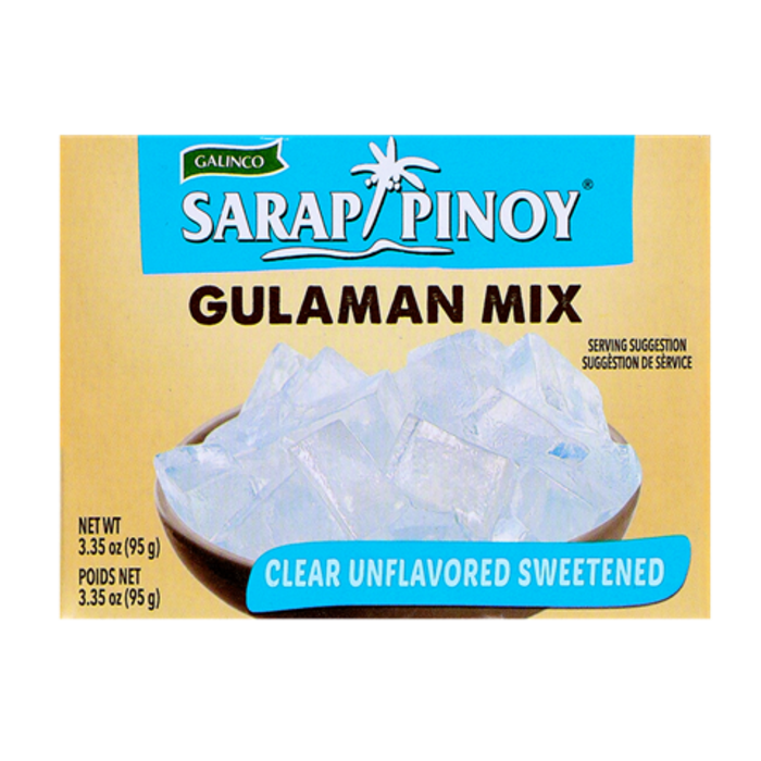 Gulaman Mix Clear Unflavored Sweetened 3.35 oz - 95g Galinco Sarap Pinoy