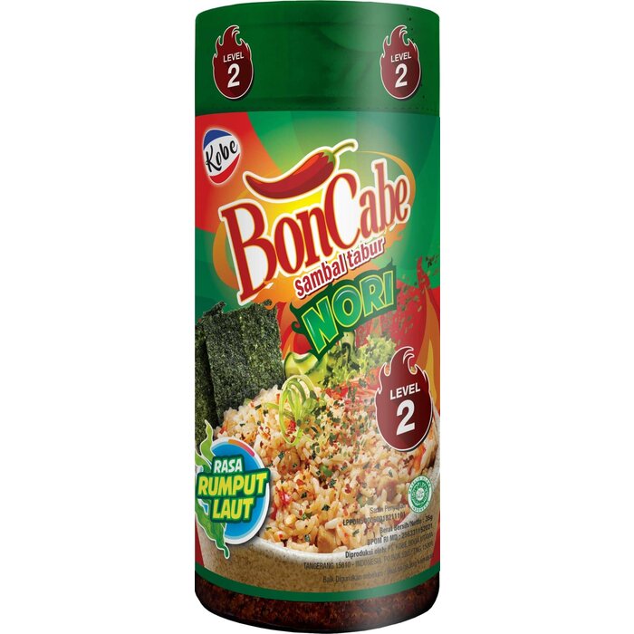 boncabe Nori level 2 - 45g Rumput laut Korea - green label