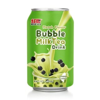 Rico Bubble Milk Tea Drink Matcha flavour 350g Rico - green label
