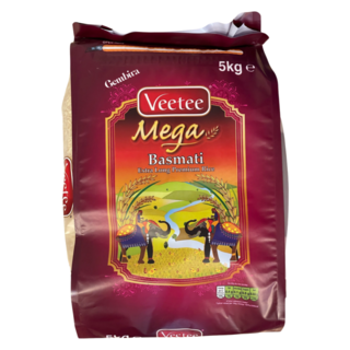 Basmati Rice 5kg Veetee Mega Extra Long Premium