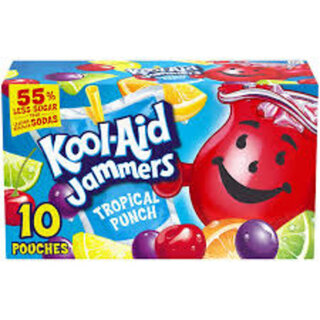Kool Aid Jammers TROPCIAL PUNCH 10 pouches BOX (10x177ml)