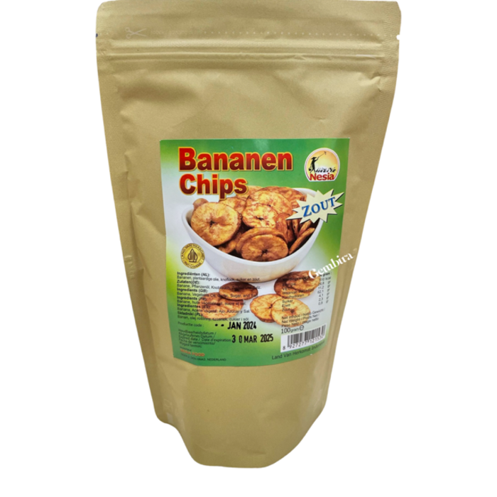 Nesia Banana Chips SALT 100g