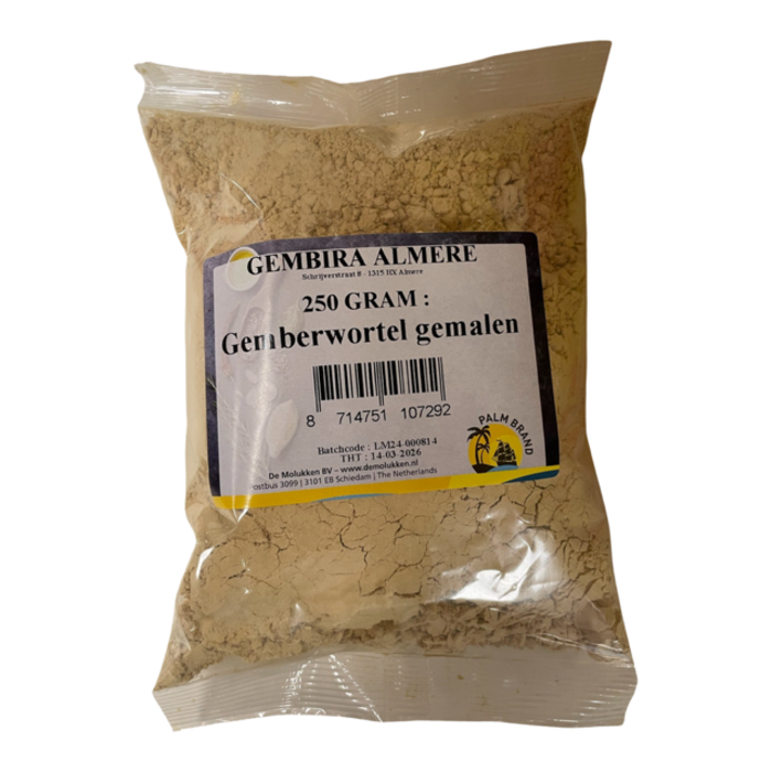 Gember wortel gemalen 250g Palm