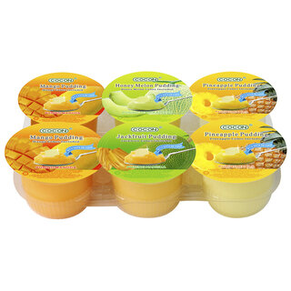 cocoon dessert pudding fruit assorted 708g (6x118g)