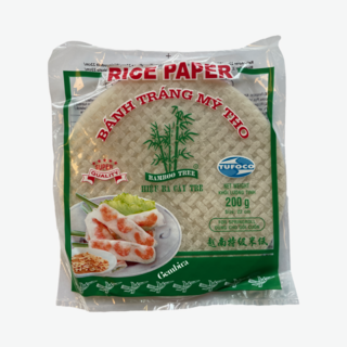 Rice Paper 22cm round Bamboo Tree 200g - green label