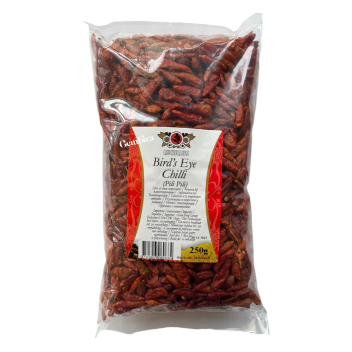 Bird's Eye Chili Pili Pili 250g Lucullus - grote zak