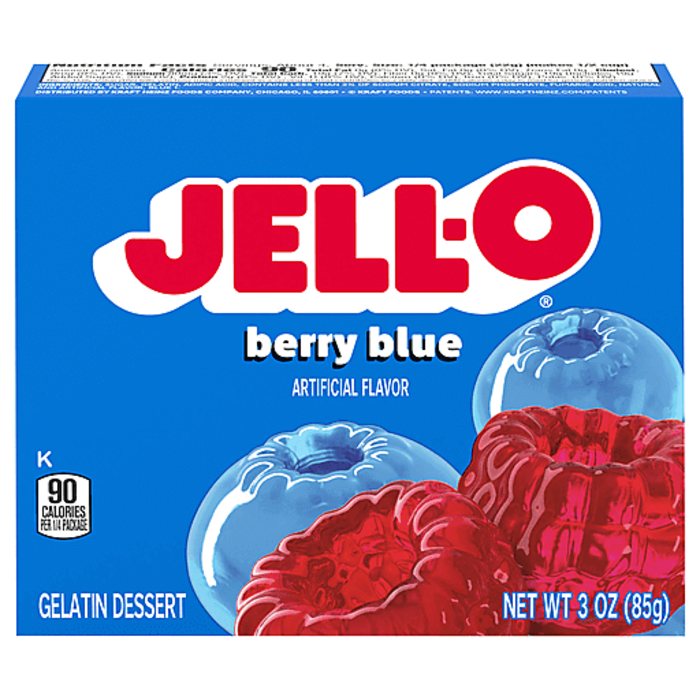 Jell-o Berry Blue Gelatin 85gr | 3 OZ