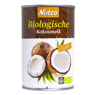 Nutco Biologische Kokosmelk 400ml