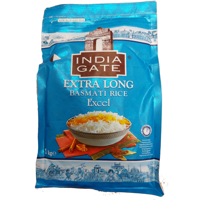 India Gate Extra Long Basmati Rice 1kg India Gate
