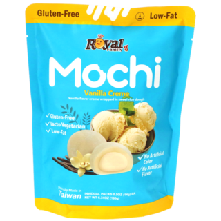 Royal Family Mochi Vanilla Creme 120g - 4.2 oz - 8 pieces