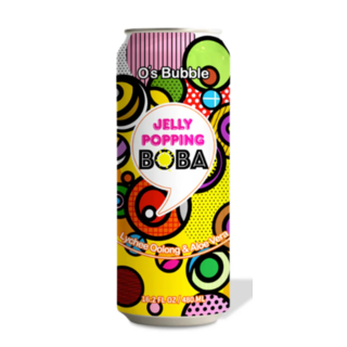 O's Bubble Jelly Popping Boba: Lychee Oolong & Aloe Vera (240ml) O's Bubble