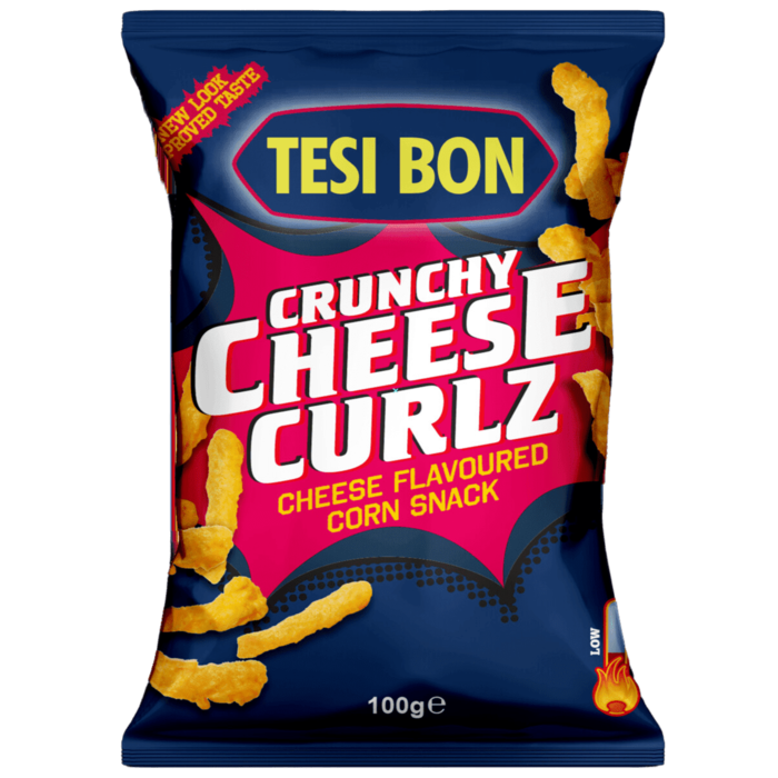 tesi bon Crunchy Cheese Curlz 100g