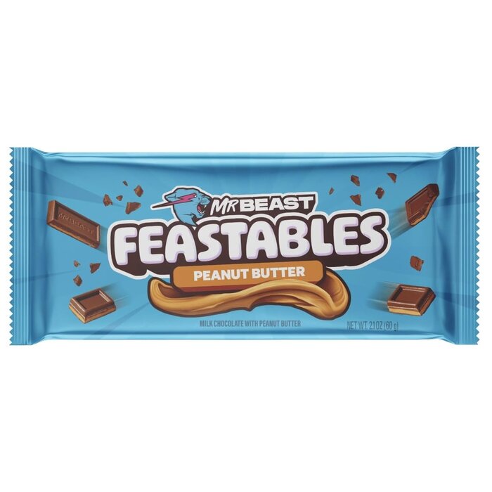 Feastables MrBeast Peanut Butter Chocolate 60g