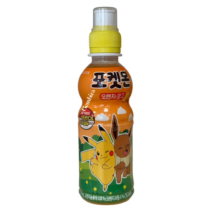 Pokemon Drink Orange & Mango 235ml Lotte Pet bottle