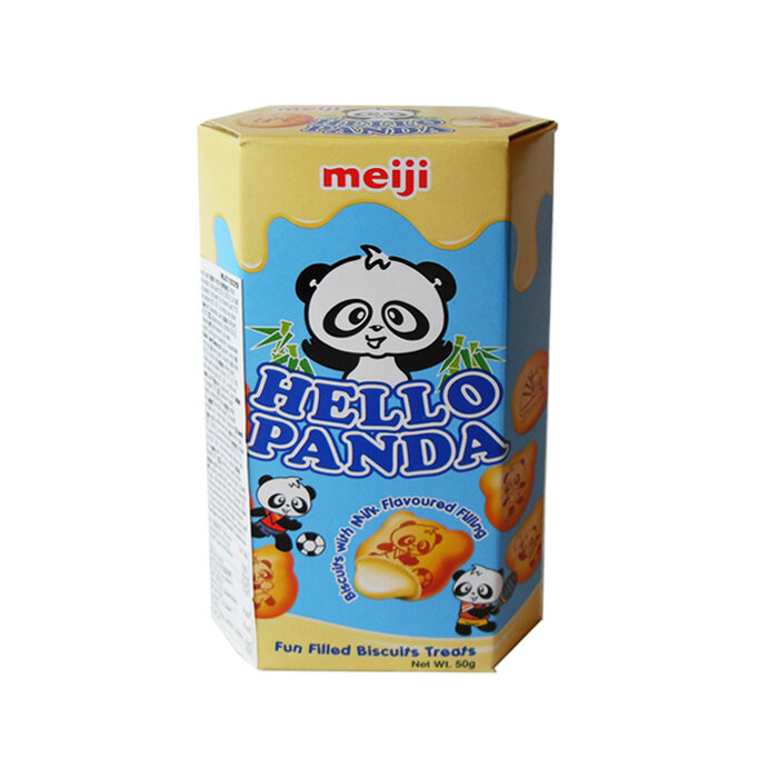 Hello Panda Biscuits Milk Filling 50g Meiji