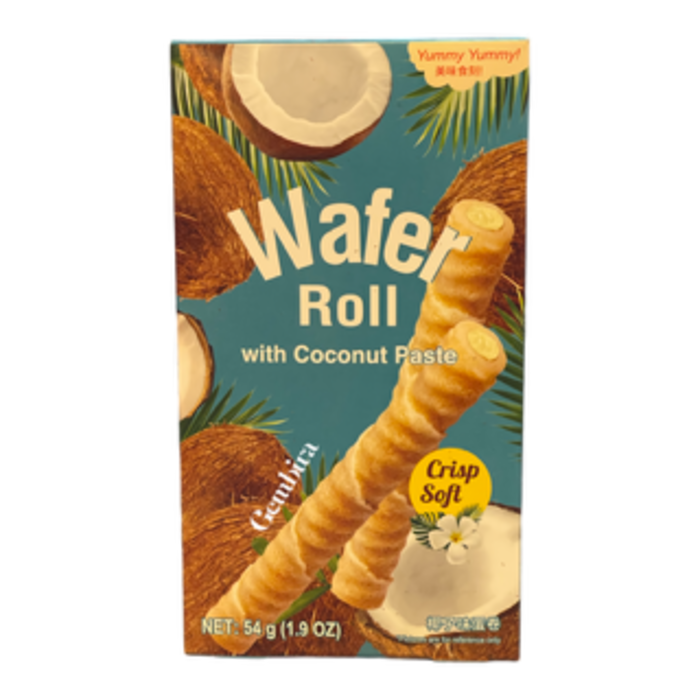 Wafer Roll Coconut Paste 54g