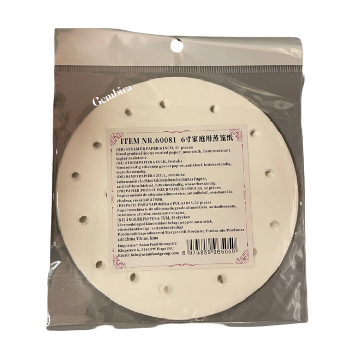steamer paper 6 inches, 50 pieces - 60081
