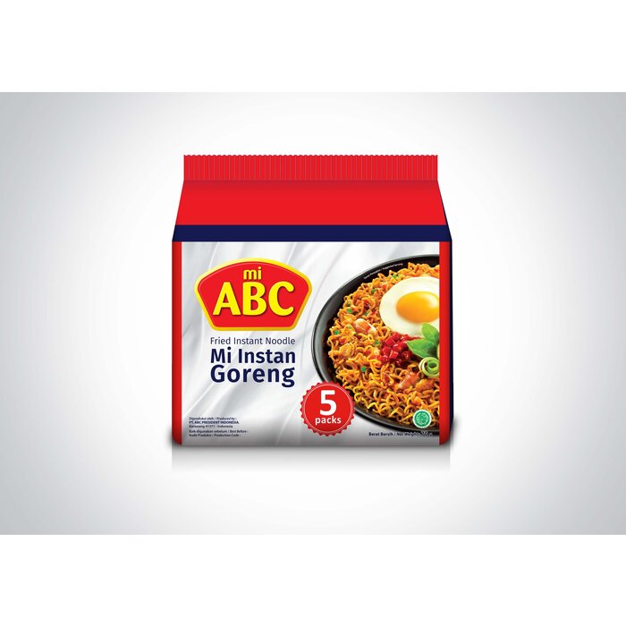 Mi Instant Goreng 5 packs (x70g) mi ABC Pancit Canton