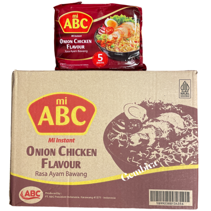 Onion Chicken Mi 40 packs (x65g) 1 box mi ABC - Rasa Ayam Bawang