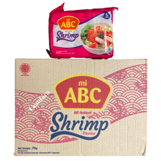 Shrimp Mi Instant 40 packs (x70g) 1 box mi ABC
