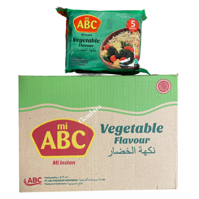 Vegetable Mi Instant 40 packs (x70g) 1 box mi ABC